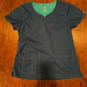 Scrub set royal blue